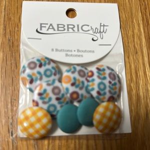 FabriCraft fabric covered buttons 8 pack - $1 if bundled